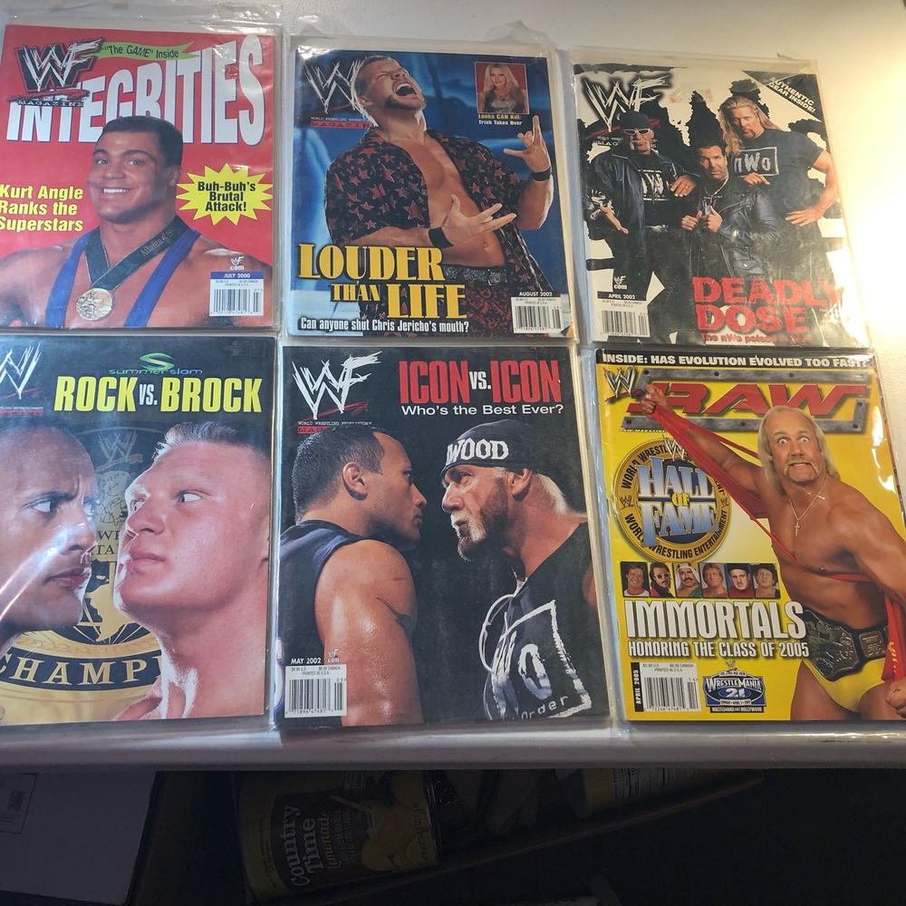 6-Pack WWE Magazine Set